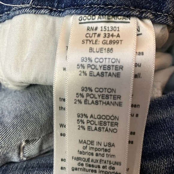 GOOD AMERICAN Good Legs High Waist Skinny Jeans - Picture 3 of 4